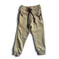 Beige Cotton Joggers