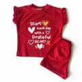 Red Hearts Cotton PJs
