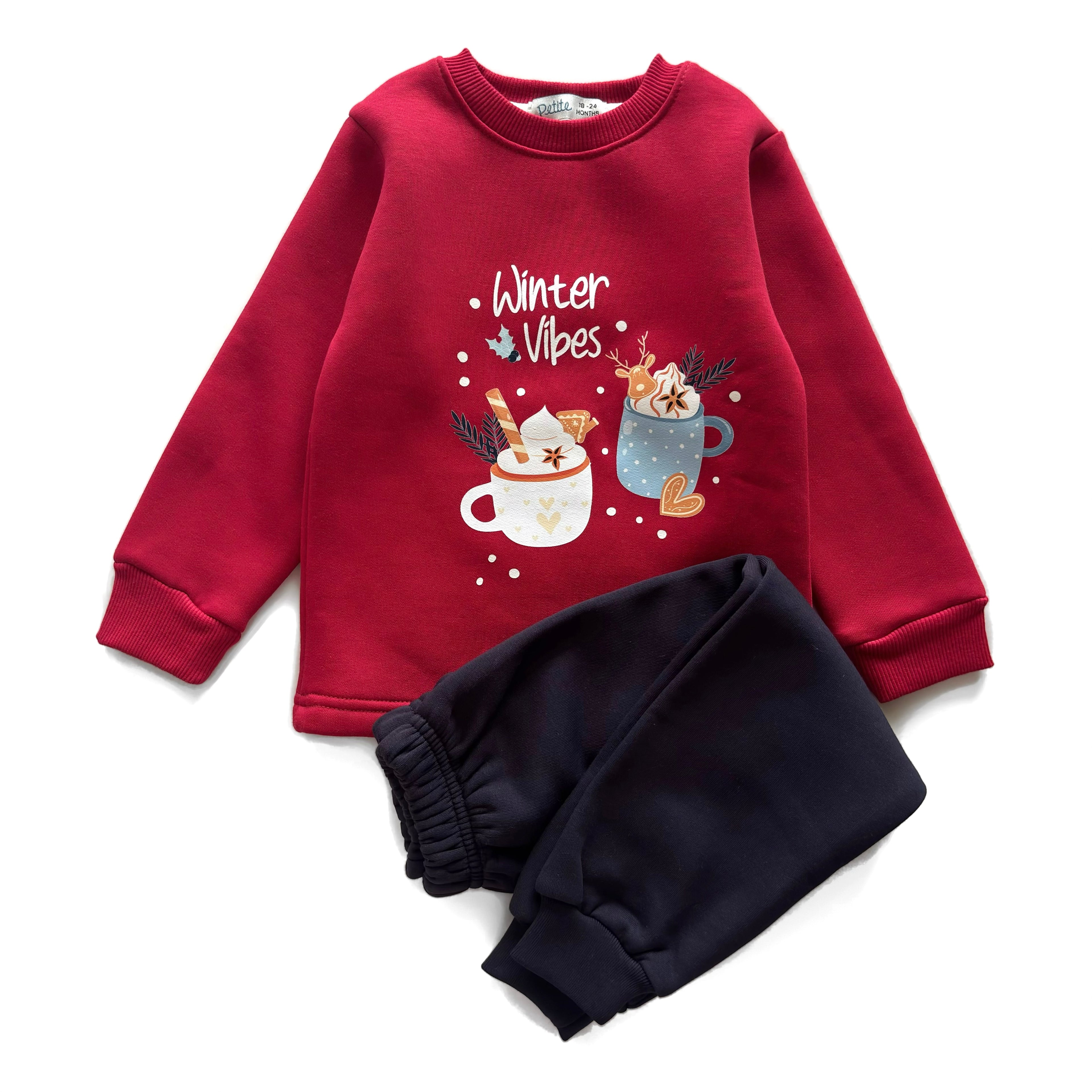Winter Vibes Cotton Fleece PJs