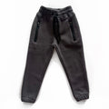 Charcoal Grey Cotton Fleece Joggers