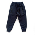 Navy Cotton Fleece Joggers