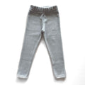 Light Grey Velvet Fleece Lined Leggings