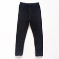Black Velvet Fleece Lined Leggings