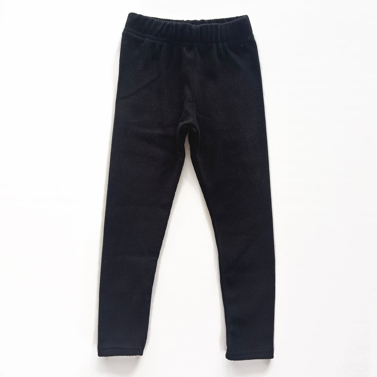 Black Velvet Fleece Lined Leggings