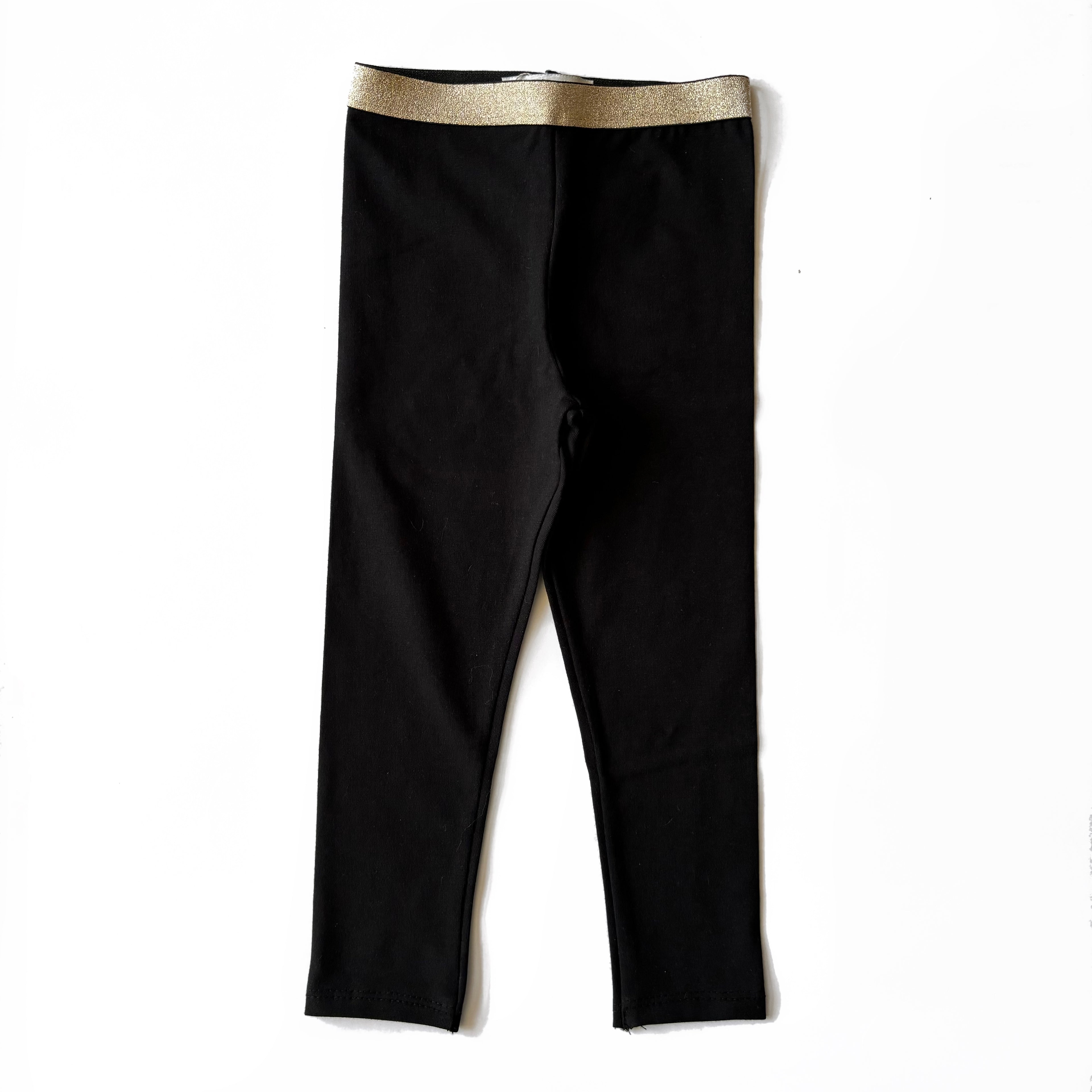 Black Cotton Leggings
