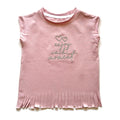 Cashmere Pink Fringed T-shirt