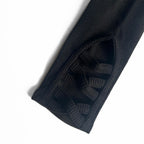 Criss-cross Ankle Black Ribbed leggings