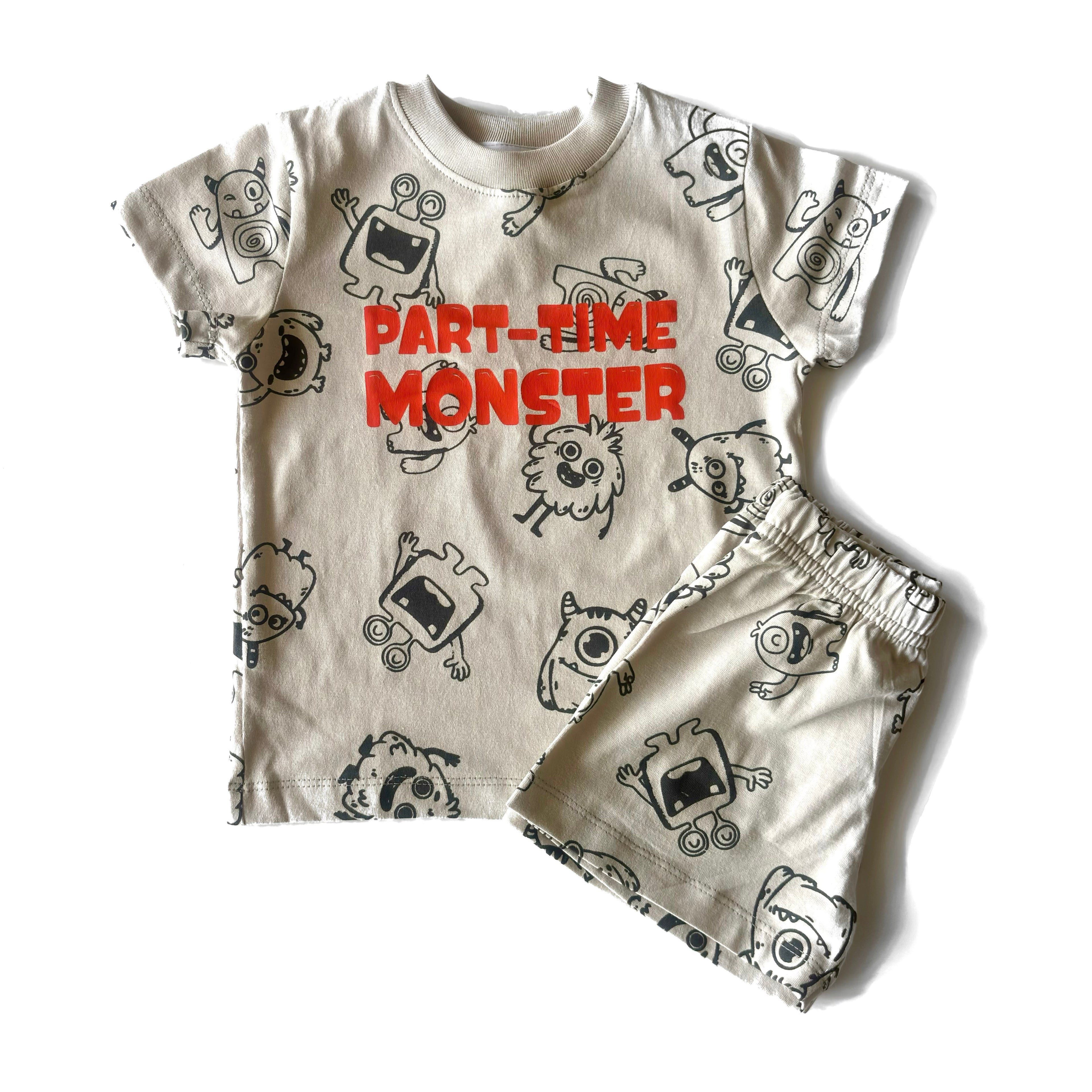 Monsters Cotton PJS