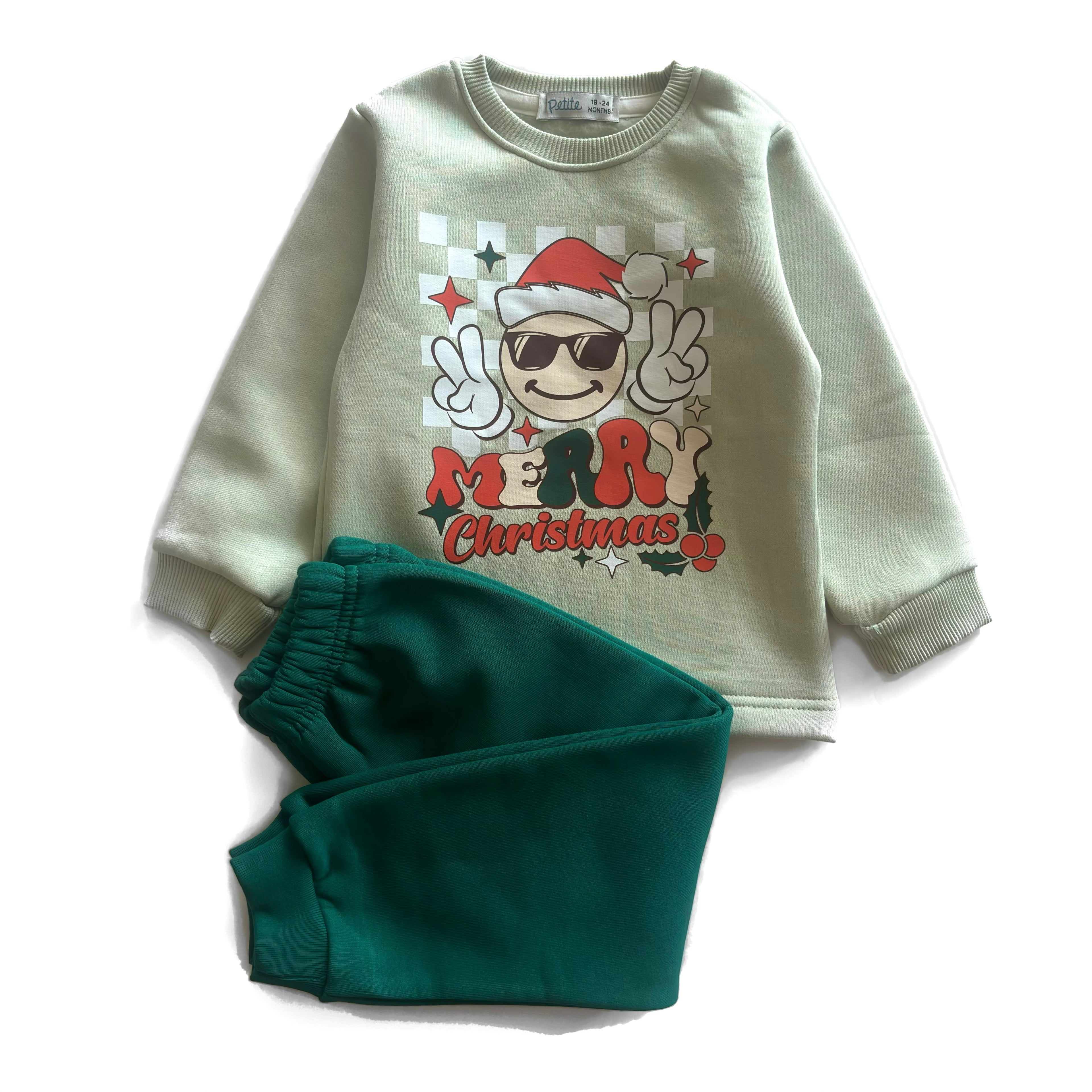 Merry Christmas Cotton Fleece PJs