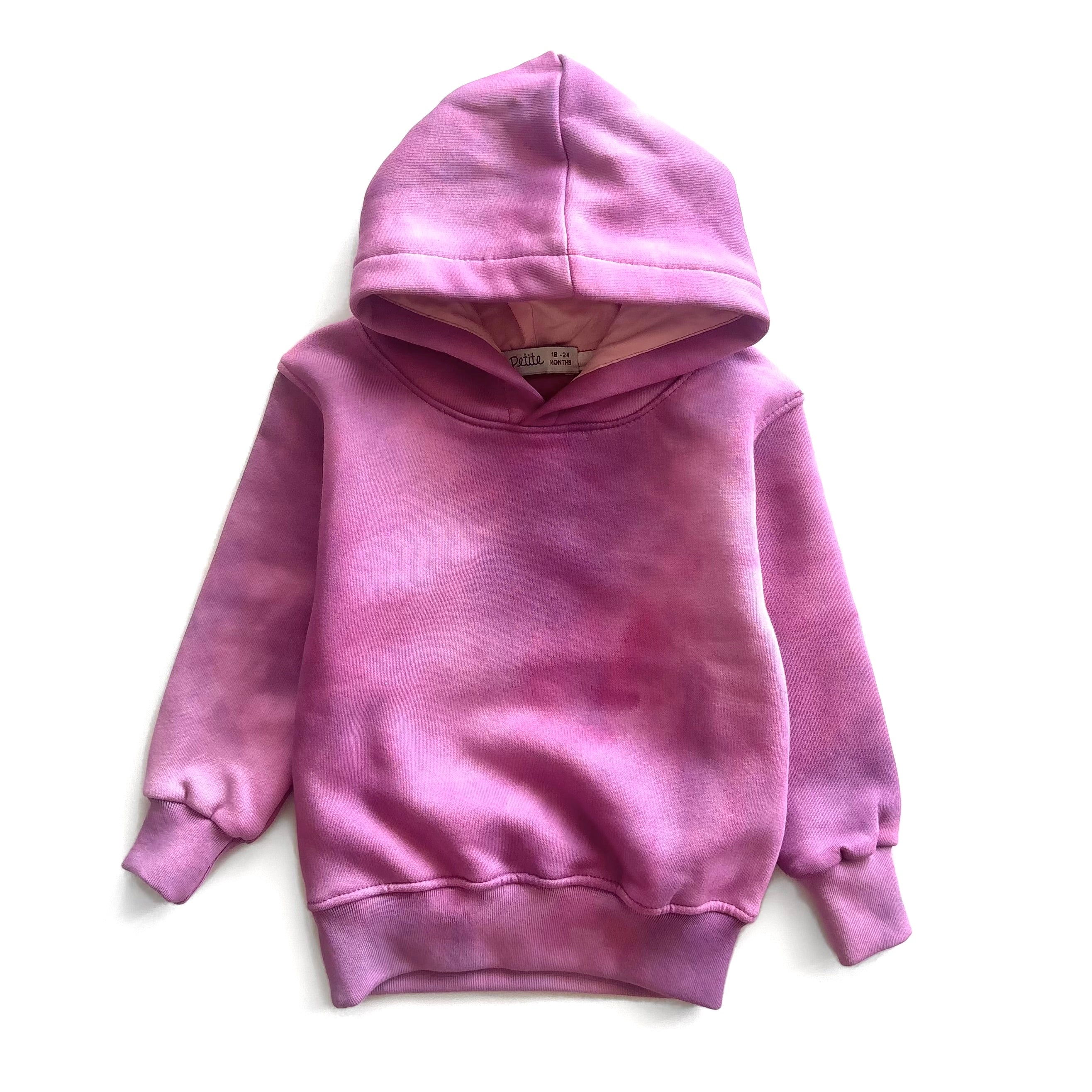 Purple Pink Tie Dye Hoodie