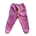 Purple Pink Tie Dye Cotton Fleece Joggers
