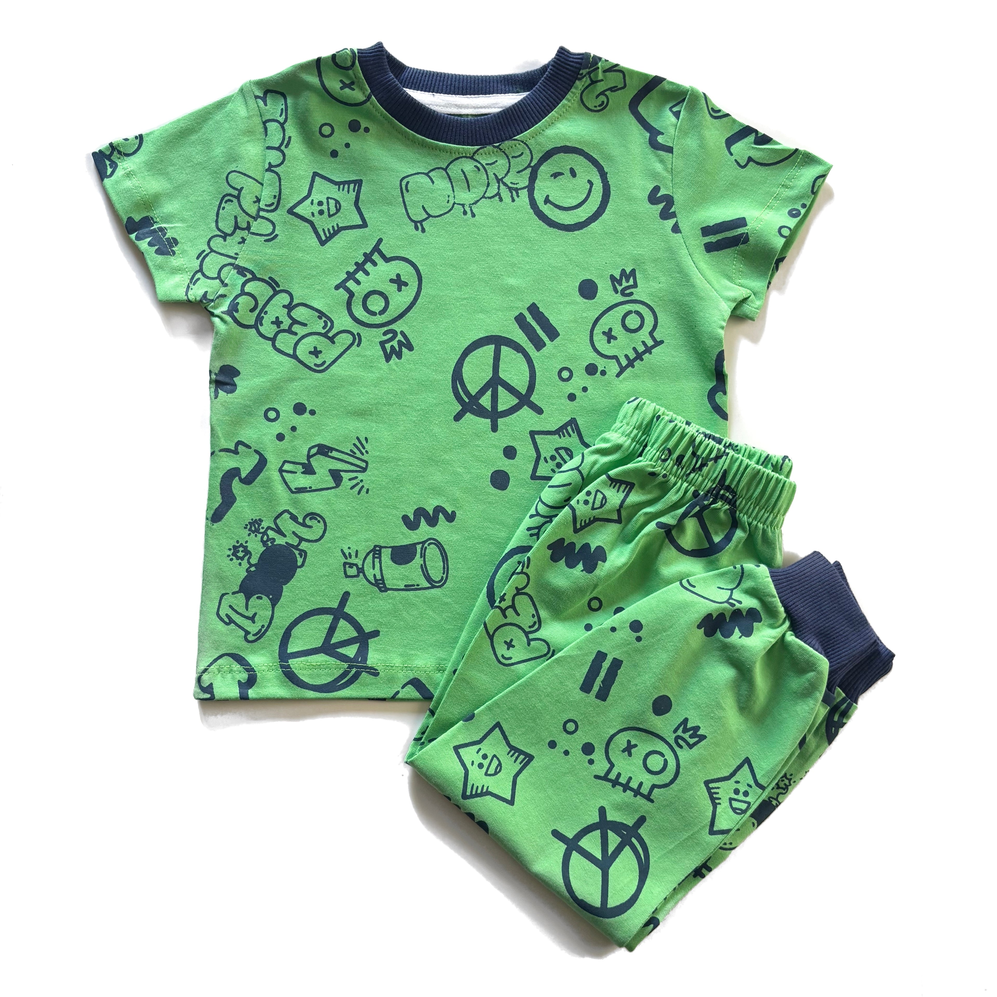 Graffiti Boys Cotton PJs