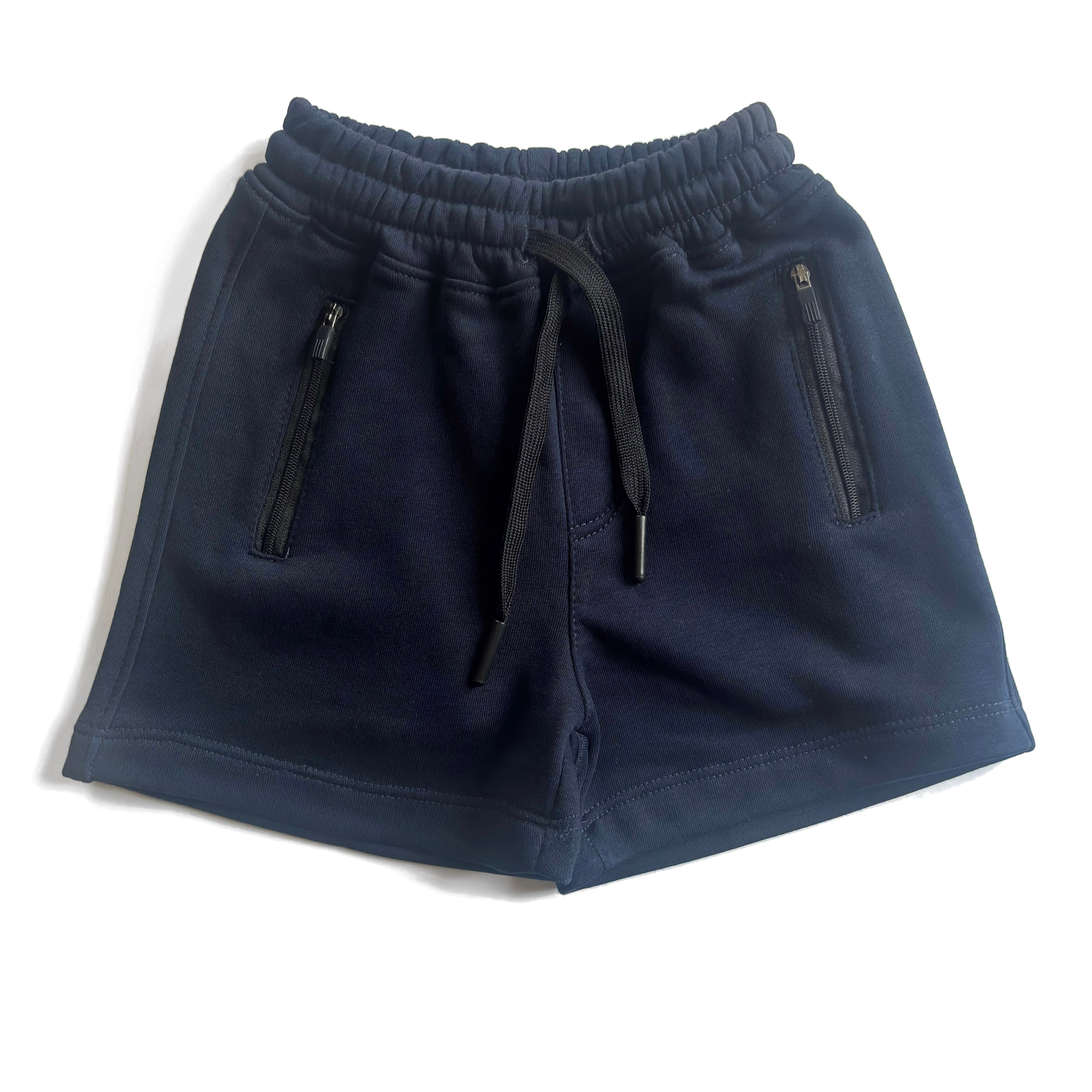 Navy Cotton Shorts