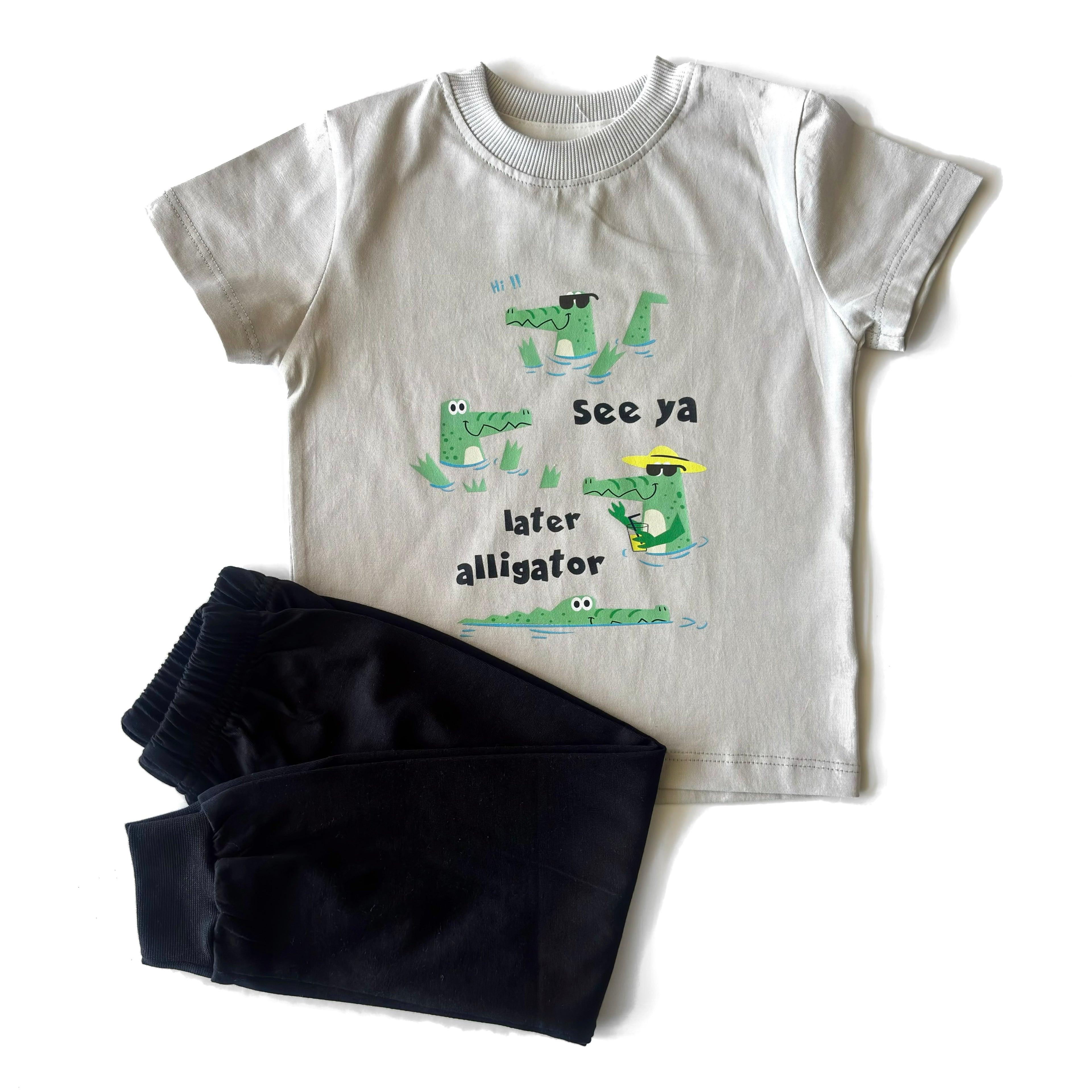 Alligator Cotton PJs