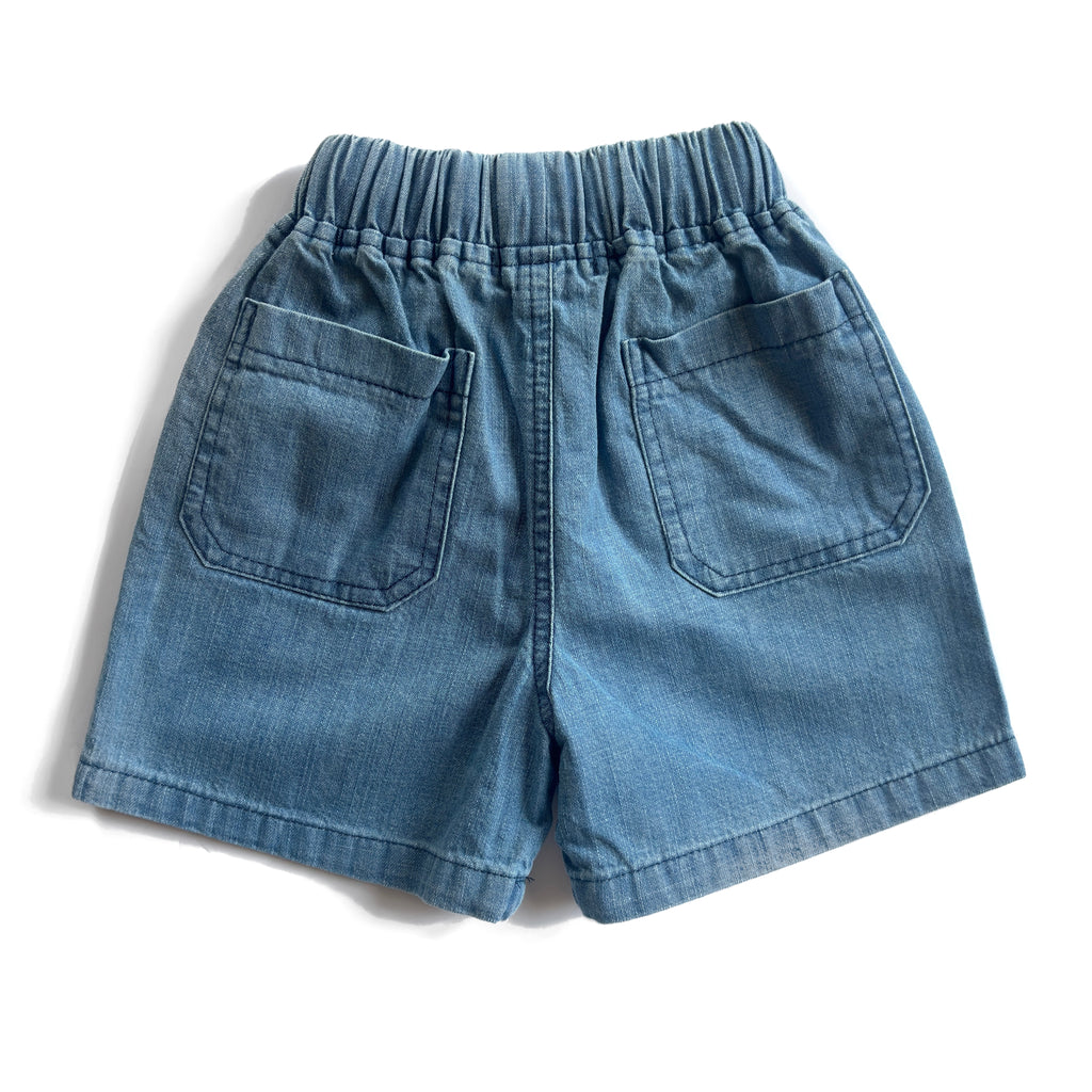 Light Wash Denim Boys Shorts