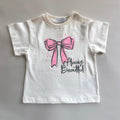 Bow Raised Print T-shirt