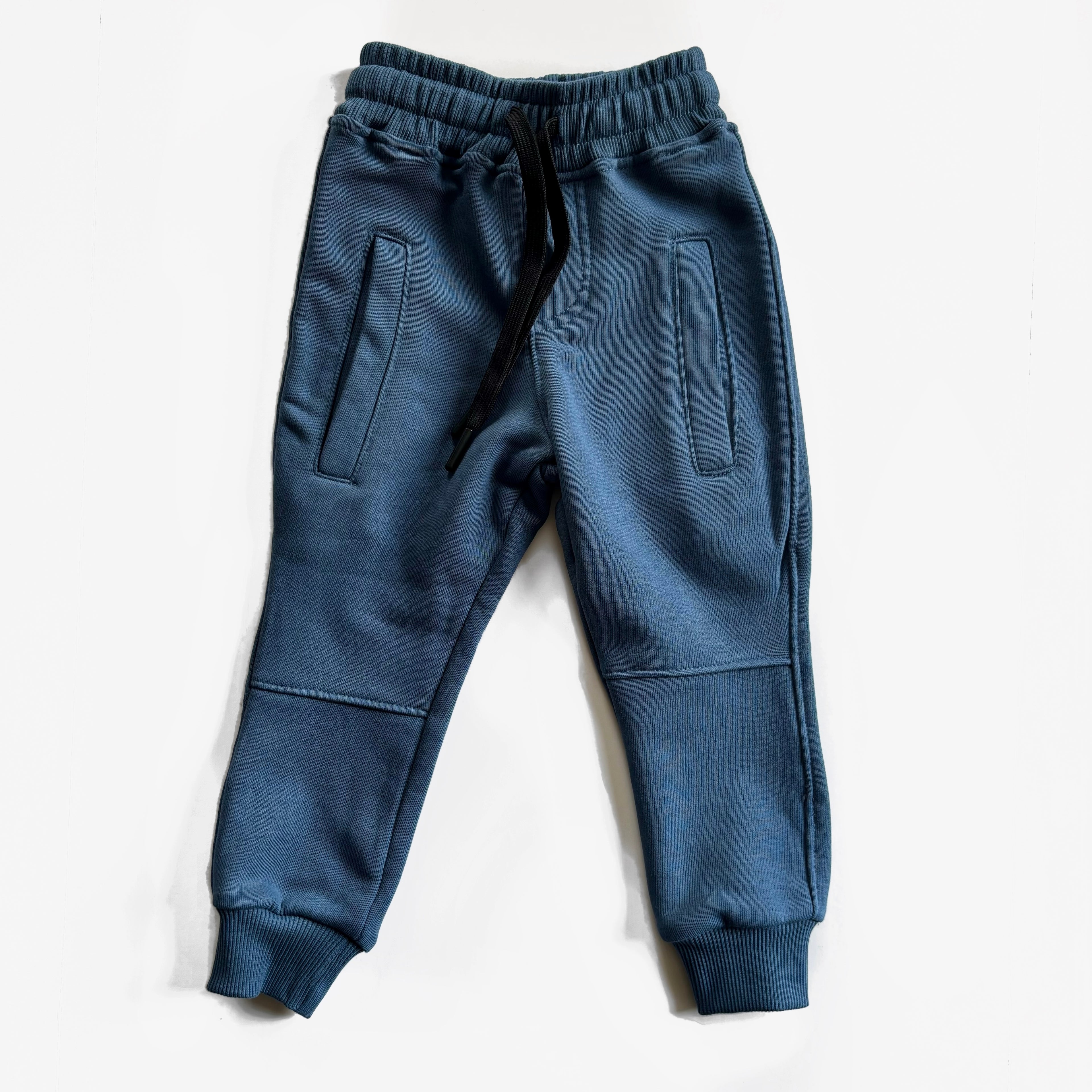 Indigo Blue Cotton Joggers