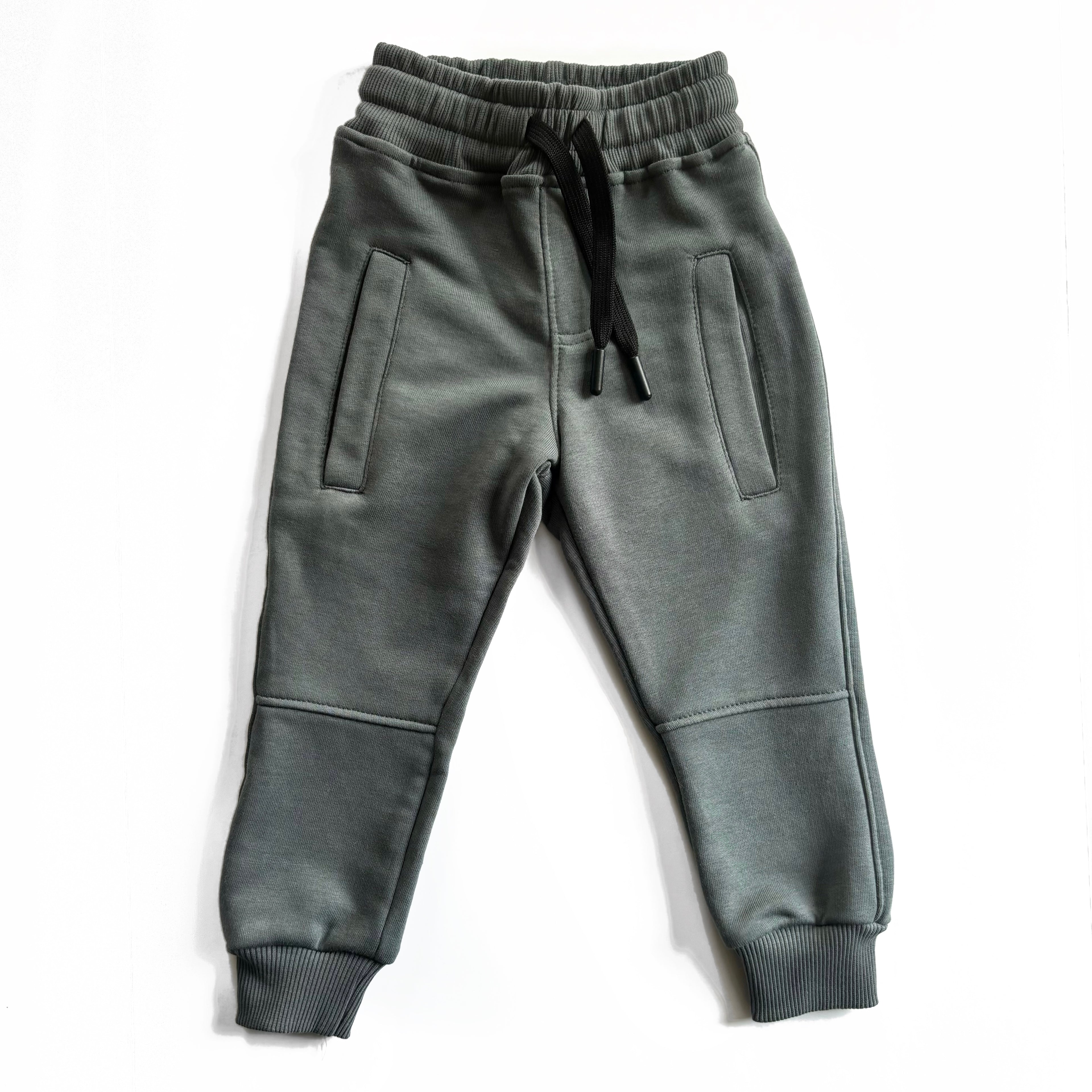 Grey Cotton Joggers