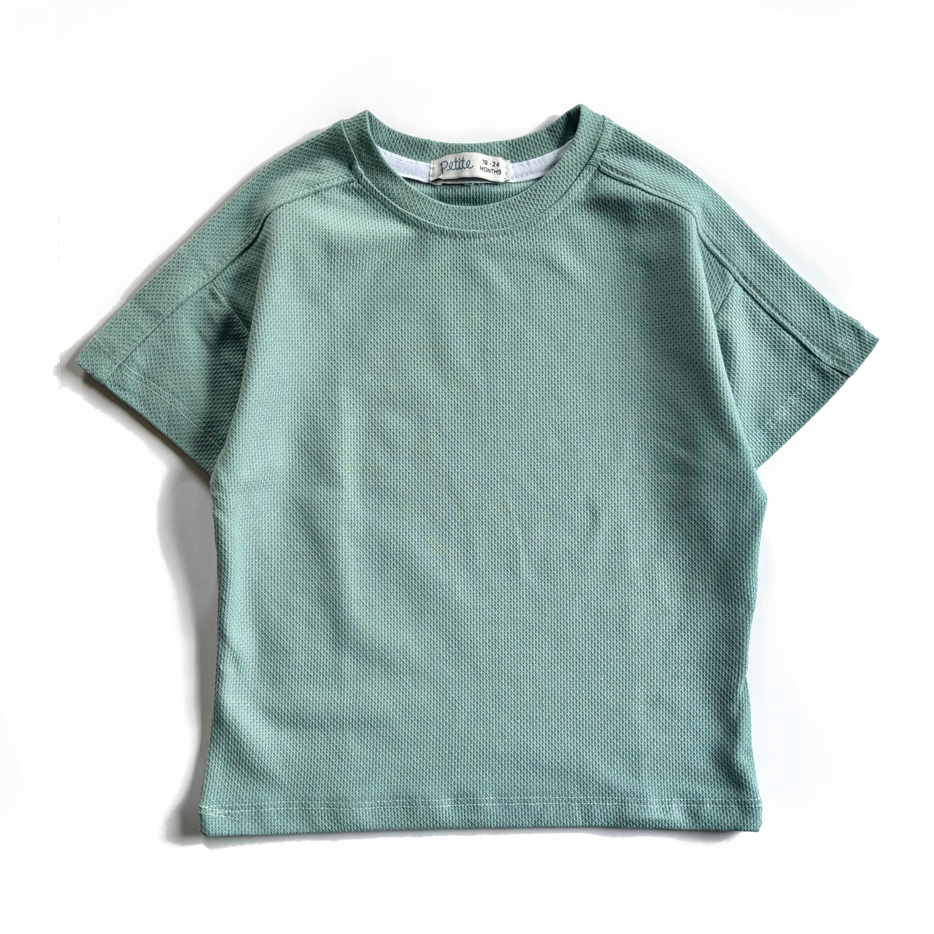 Mint Textured Boys T-shirt