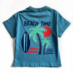 Beach Time Back Print T-shirt