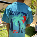 Beach Time Back Print T-shirt