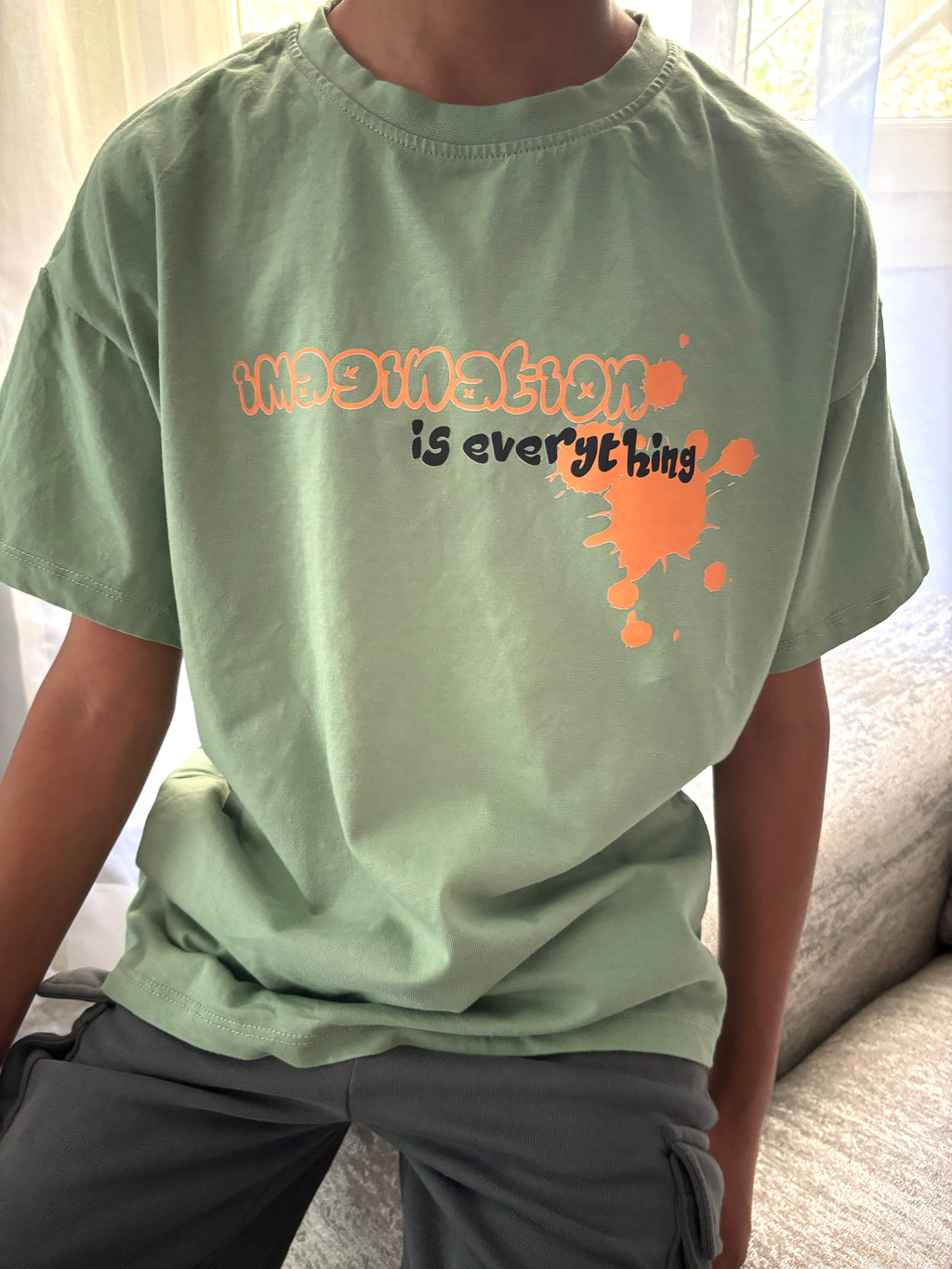Graffiti Back Print T-shirt