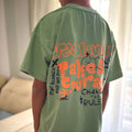 Graffiti Back Print T-shirt