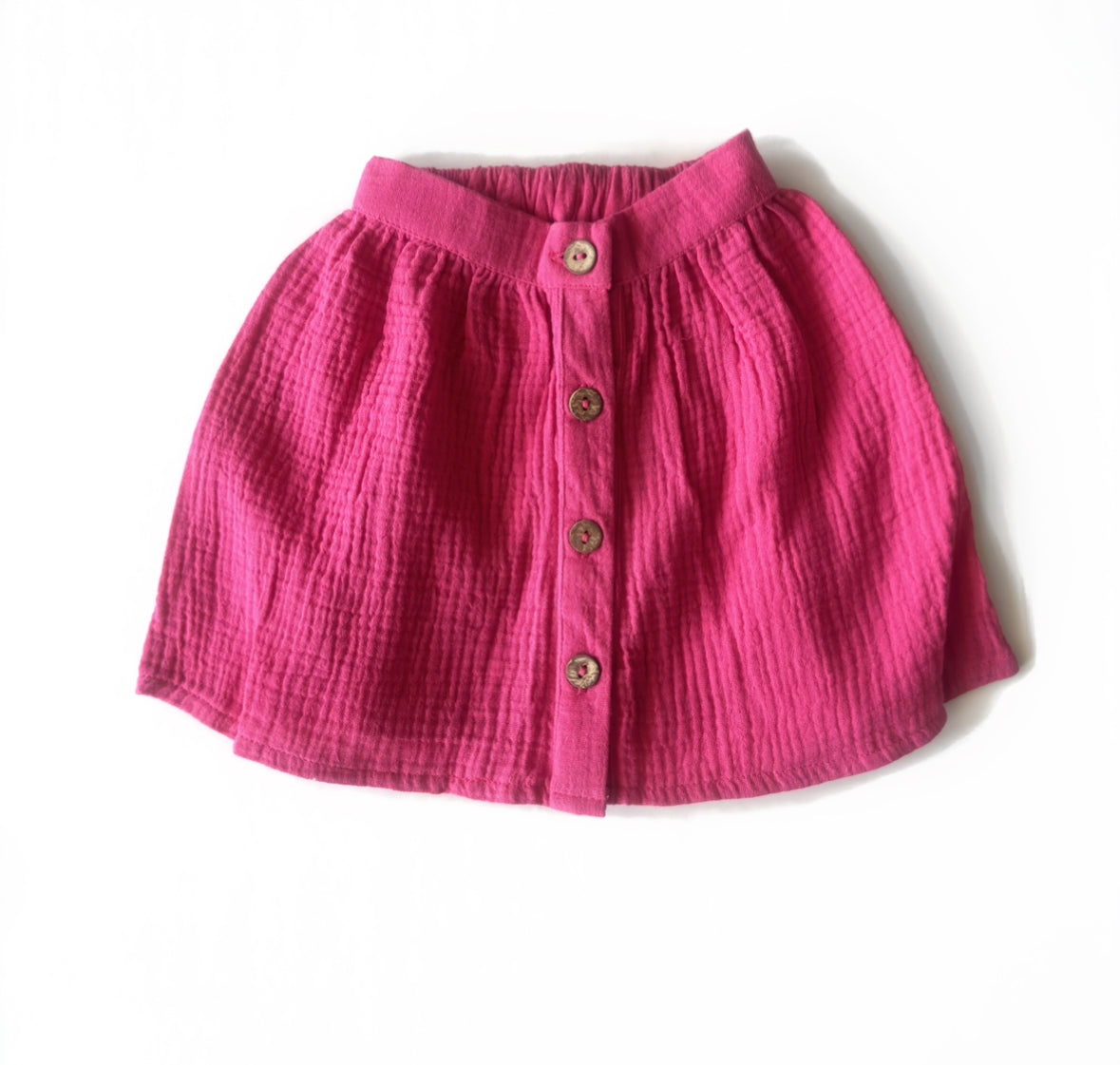 Pink Button Skirt