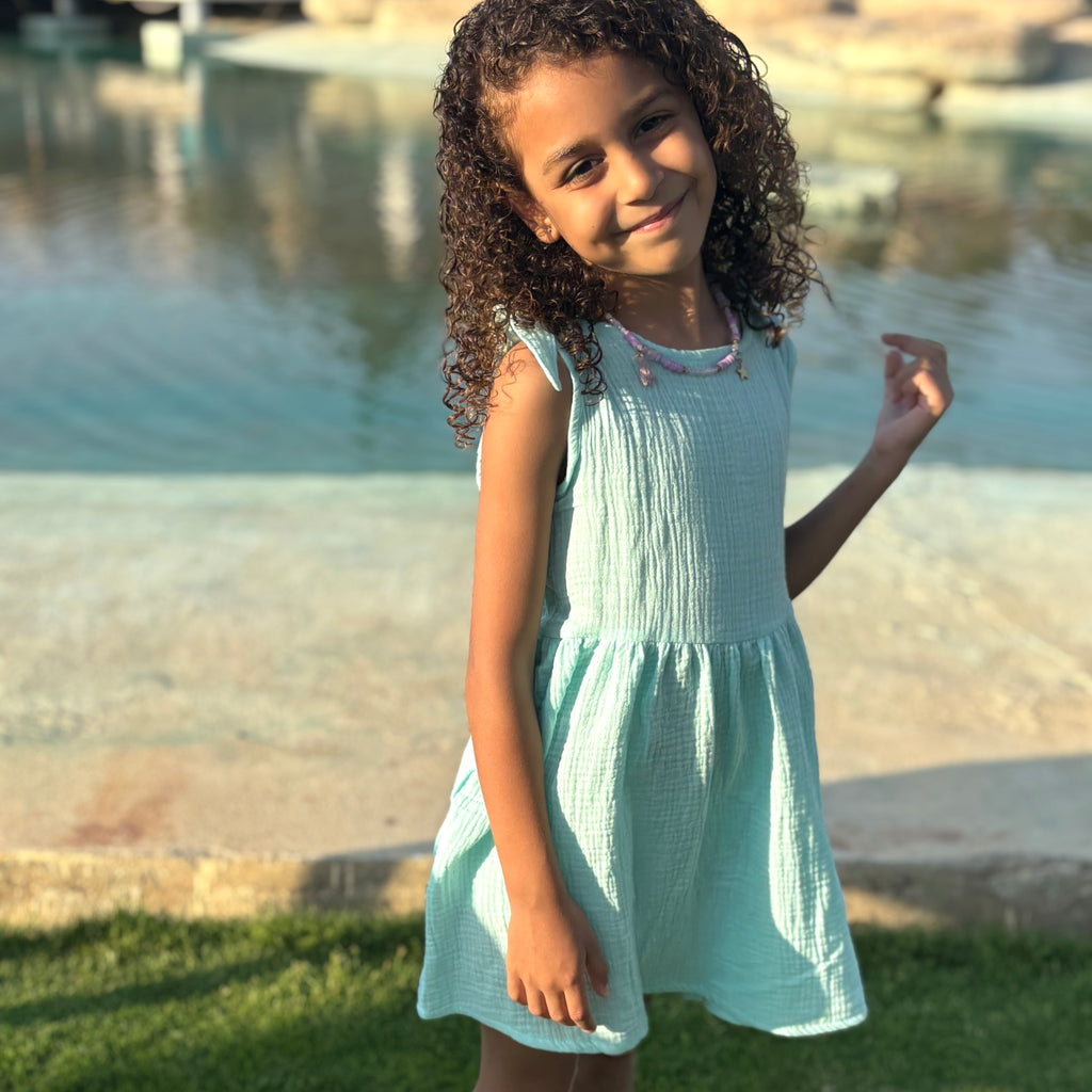 Mint Cotton Dress
