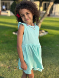 Mint Cotton Dress