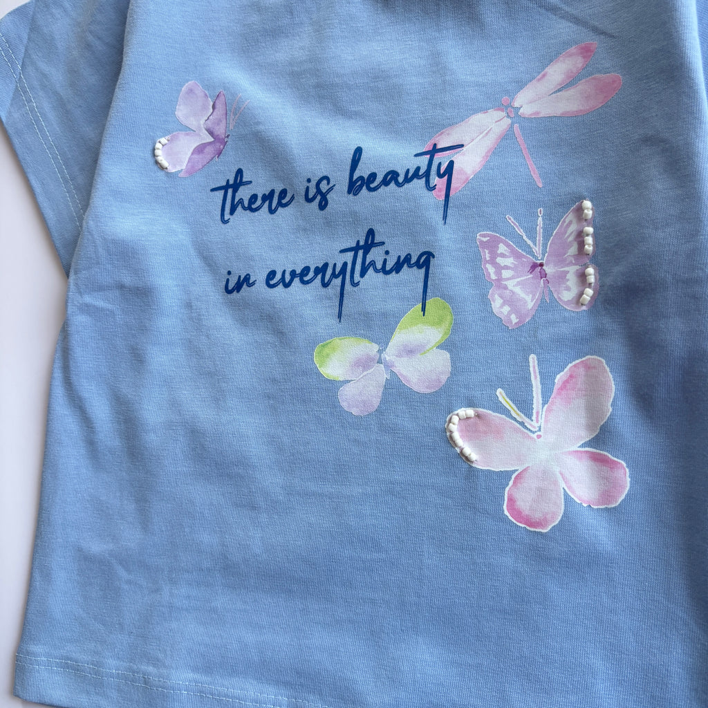 Butterfly Embroidery T-shirt