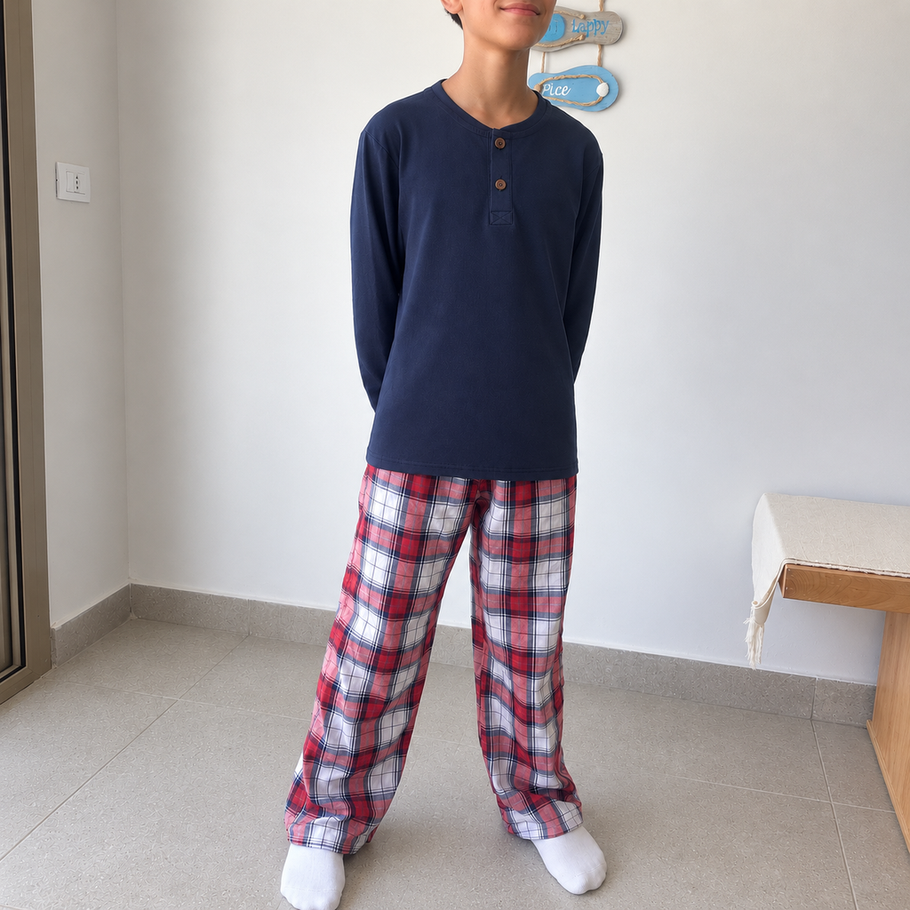 Check Cotton PJs