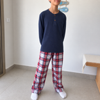 Check Cotton PJs
