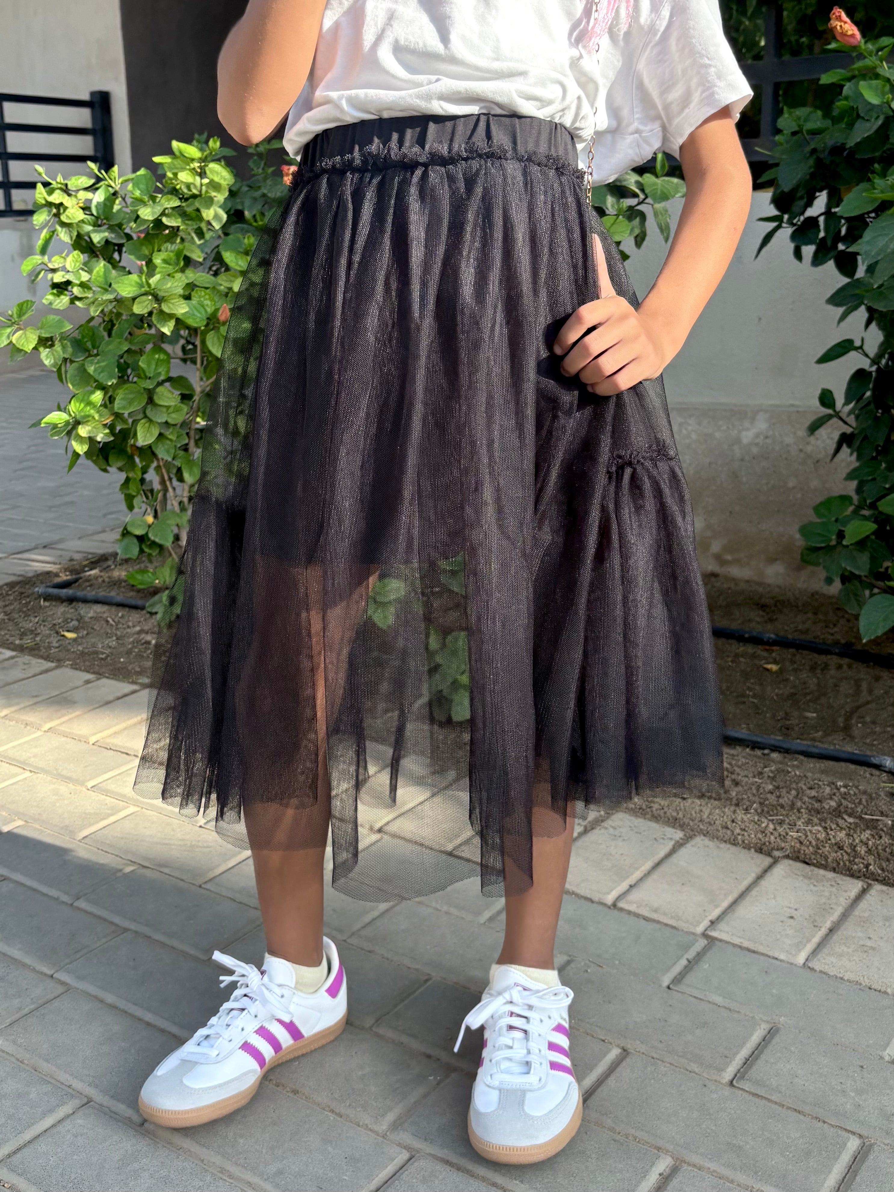 Black Tulle Skirt
