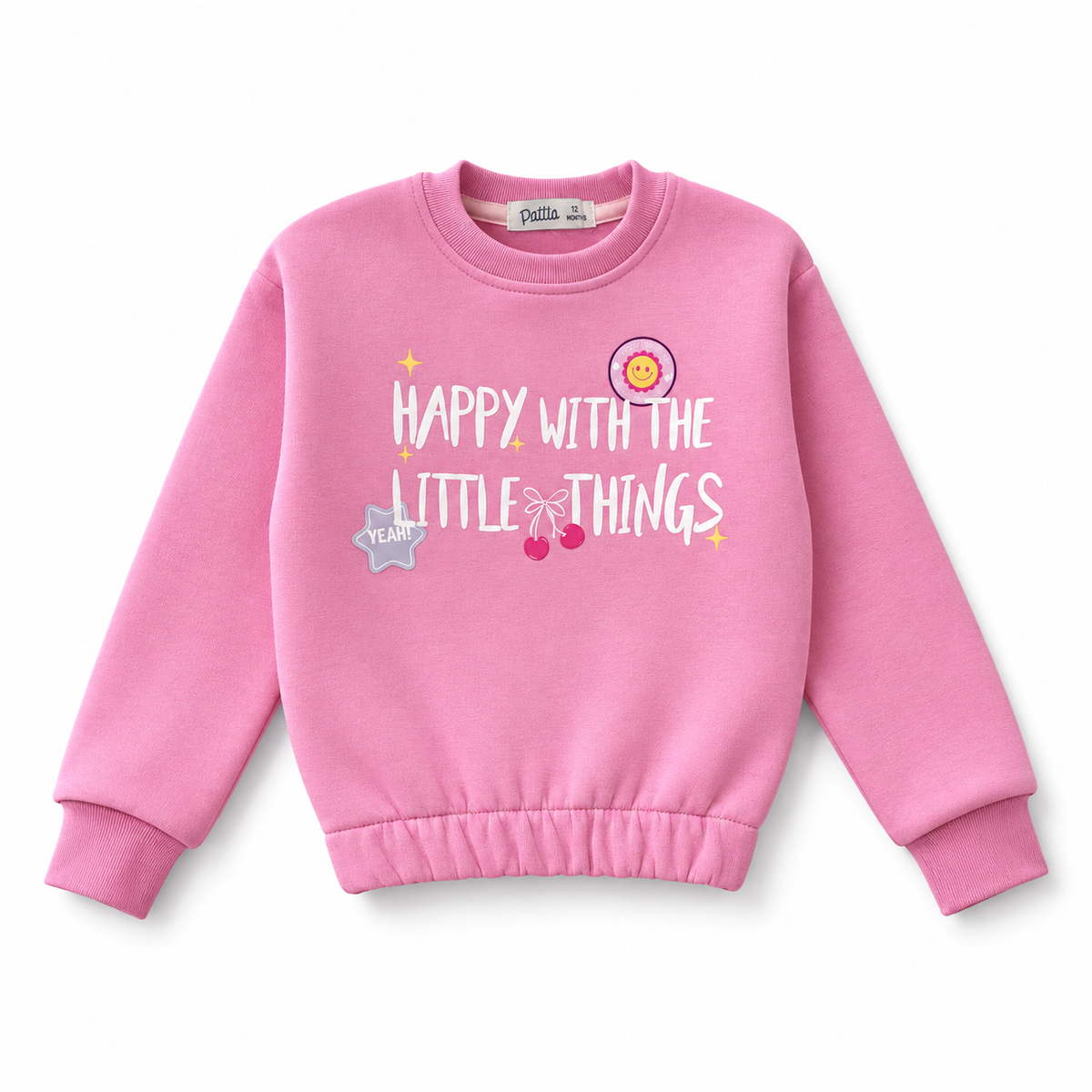 Little Things Cotton Fleece Sweatshirt