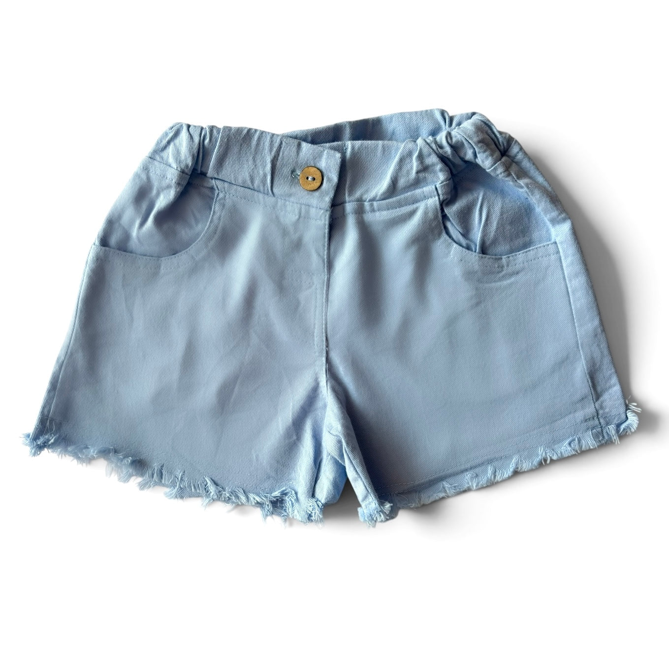 Baby Blue Girls Shorts