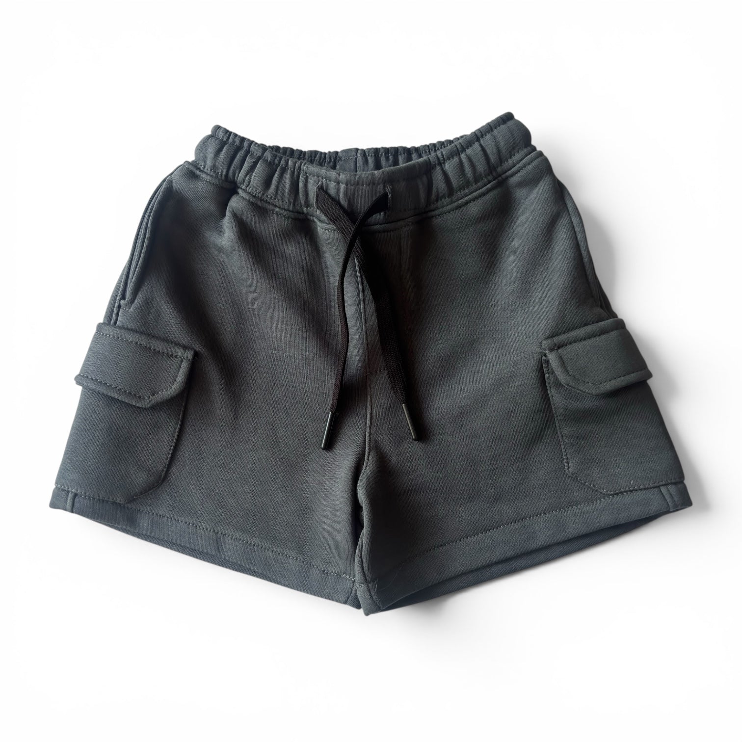 Charcoal Grey Cargo Shorts