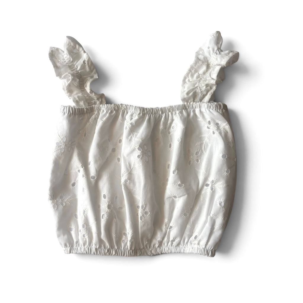 Off-White Embroidery Little Top