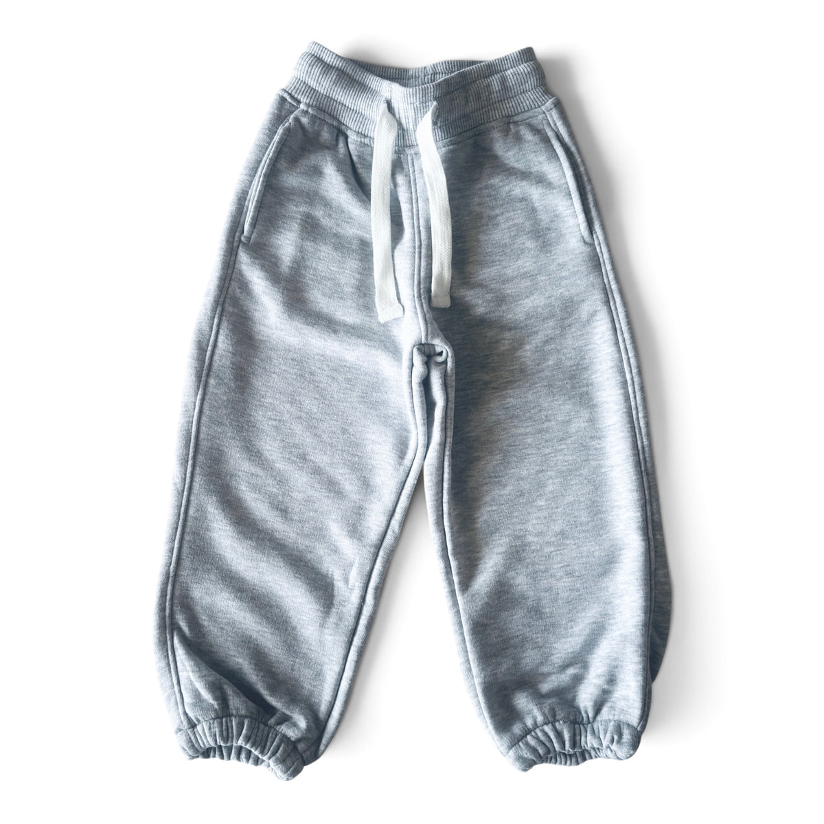 Loose Fit Grey Cotton Joggers
