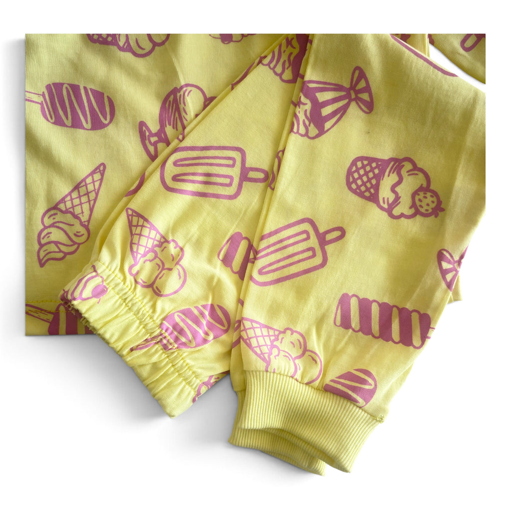 Ice Cream Pattern Cotton PJs