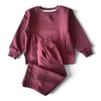 Burgundy Cotton Sweatshirt