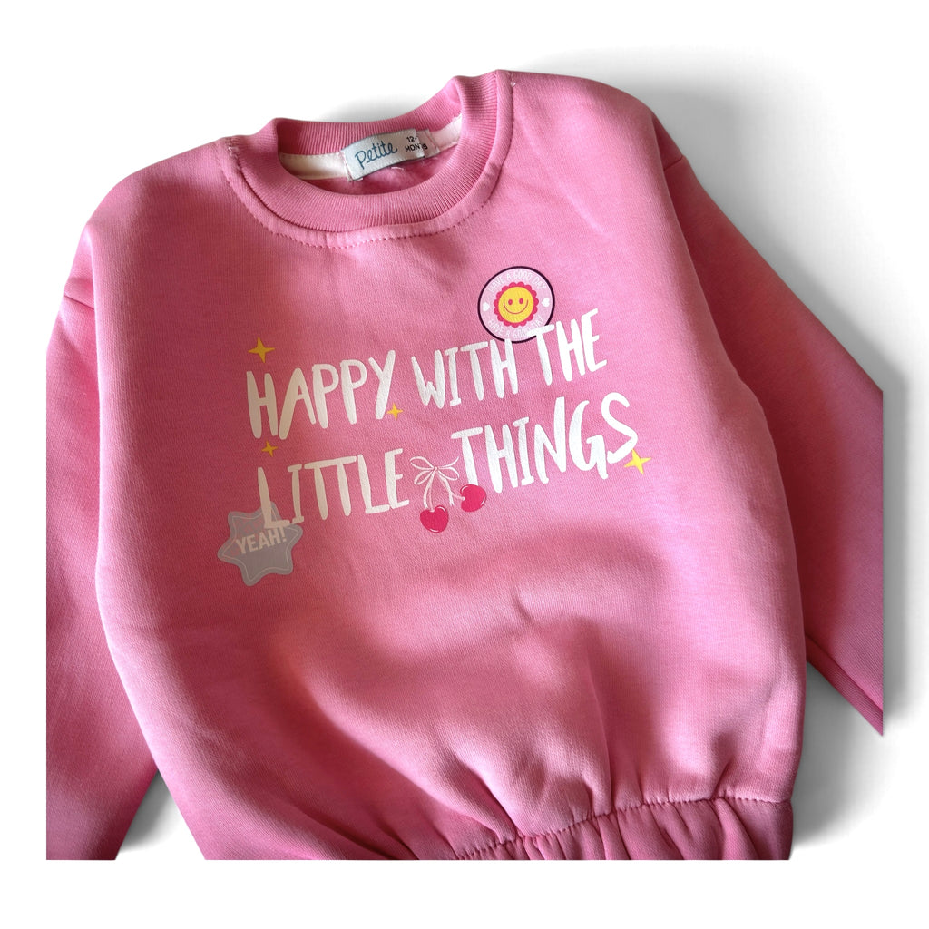 Little Things Cotton Fleece Sweatshirt