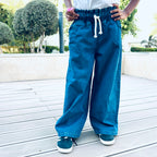 Wide Leg Denim Pants